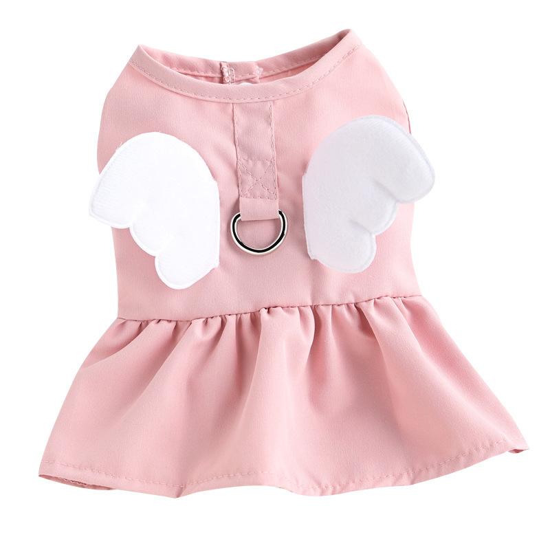 Engelsflügel Haustierrock Katze kleiner Hund Hundekleidung Frühling und Sommer dünn