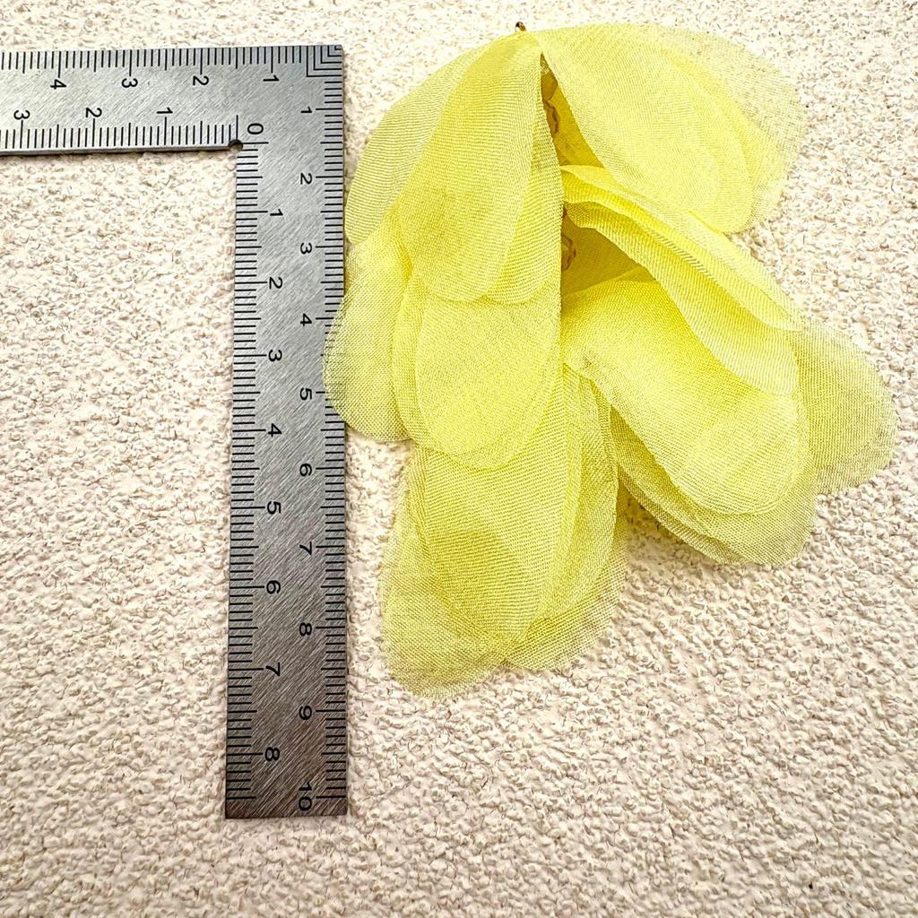 Korejské Všestranné Střapcové Látkové Síťované Květinové Sponky do Vlasů a Korálkové Náušnice DIY Materiály