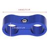 Qiilu Hose Separator Tubing Separator Clamp Fitting Aluminum Alloy 2pcs 4.4*1.9cm AN6 Cable Clips Resistant Fixing Replacement