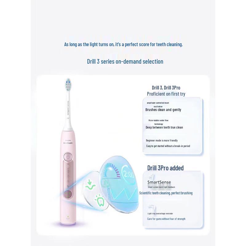 Philips DiamondClean 3 Series Pro Sonic Electric Toothbrush CN Plug (adapter Included)