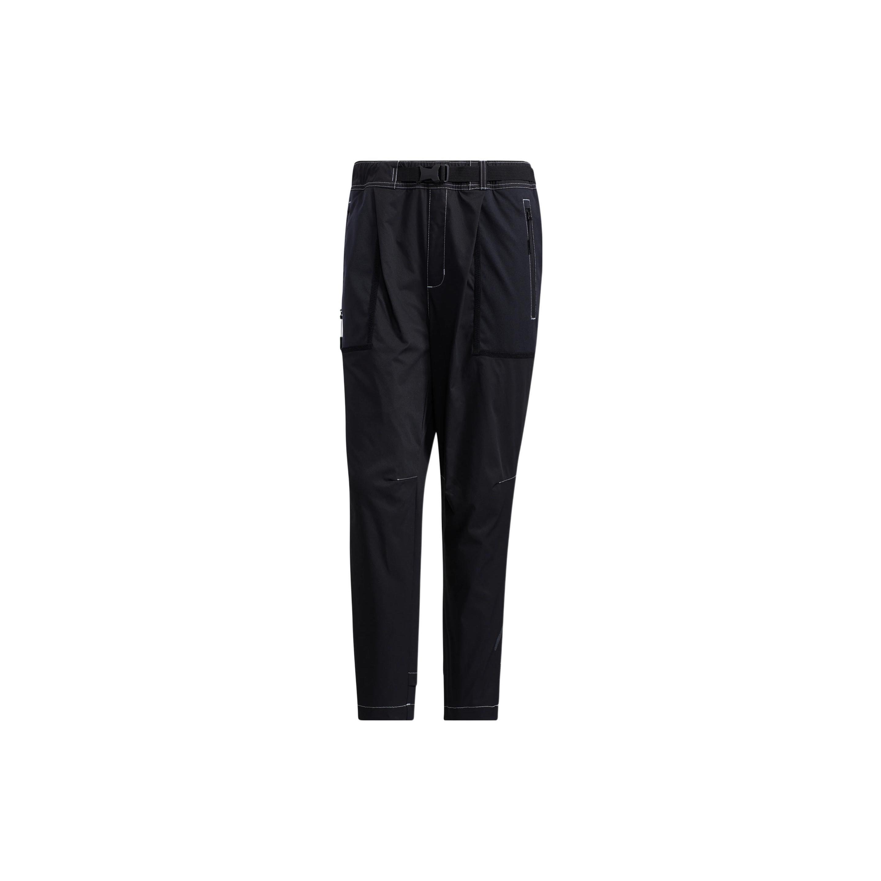 adidas Side Logo Knit Athleisure Casual Sports Pants Black Men s HE5141 S