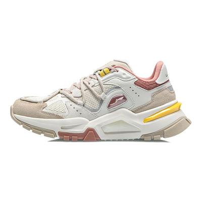 Li Ning Reverse Fantasy Comfortable Trendy Low-Top Sports Casual Shoes Women Sneakers Pearl-White AGLR184-4