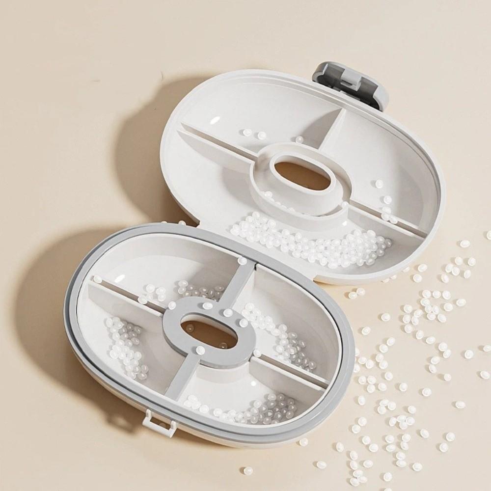 7 Grids Independent Portable Medicine Box Moisture-Proof Seven-Day Pill Storage Box With Compartments Plastic Fish Oils Case