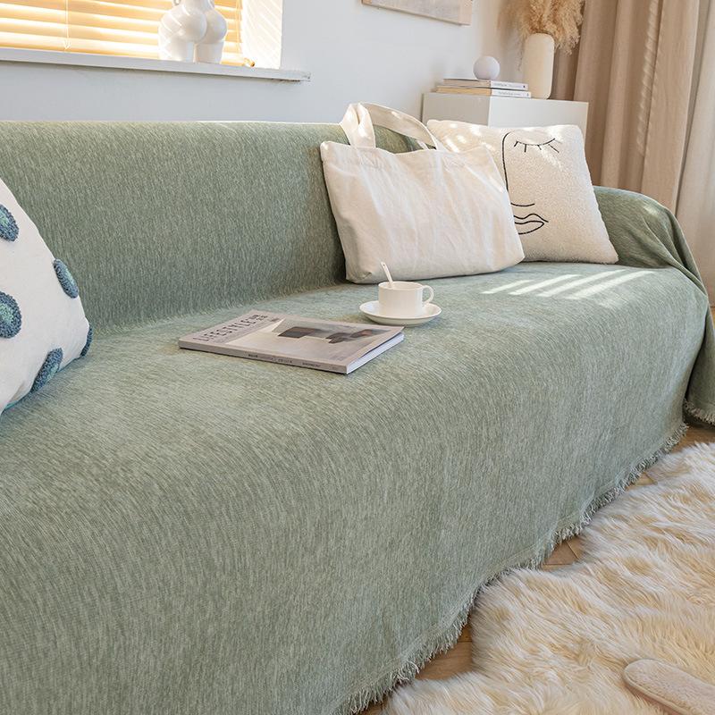 Чехол для дивана из шенилловой ткани на все времена года — фото 6