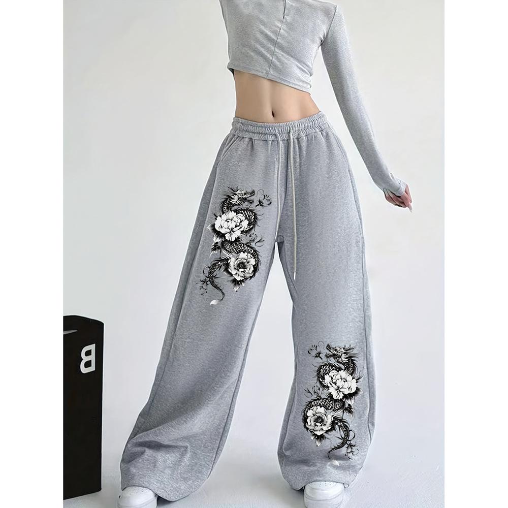 High Street Hip Hop Trend Casual Pants Men's Summer New Loose Niche Straight Versatile Long Pants