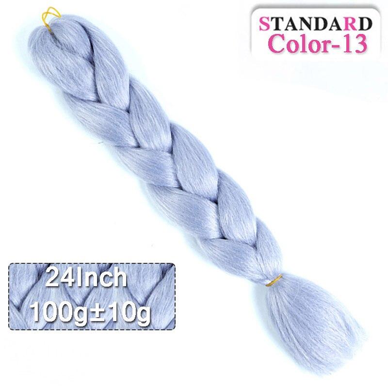 LUPU 60CM Synthetic Hair Extension Big Braid Braid Long Gradient Pink pPurple Blonde Party Wig Hair Extension Braid