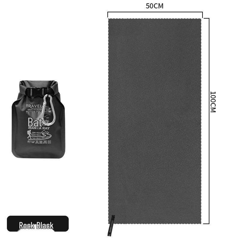 Tragbares Schnelltrocknendes Mikrofaserhandtuch und Wasserdichte Tasche für Outdoor-Sport, Reisen und Geschäftsreisen