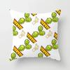 Office Chair Cushion Cover Creative Cartoon Cactus Print Pillow Cover Fashionable Luxury Home Decoration