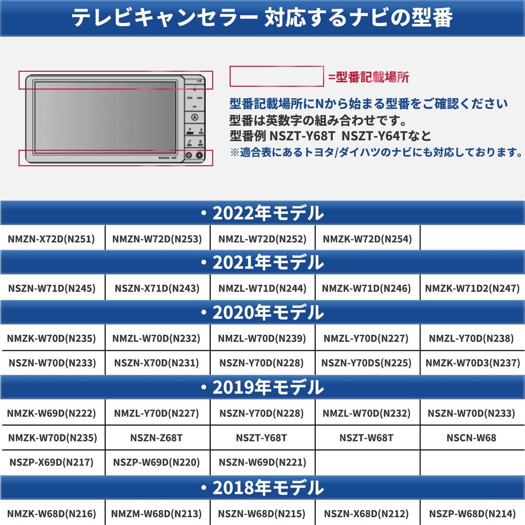 VLOOKEE TV Canceller, Compatible with Toyota/Daihatsu NSZT-Y68T, NSZT-Y64T, NSZT-W68T, NSZT-W64, NSZT-W62G, NSZT-W60, NSZP-X69D, NSZP-X68D,