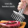 Efficient 304Stainless Steel Meat Skewer Needle Meat Tenderizer Meat Tool for Securely Holding Meat During Cooking