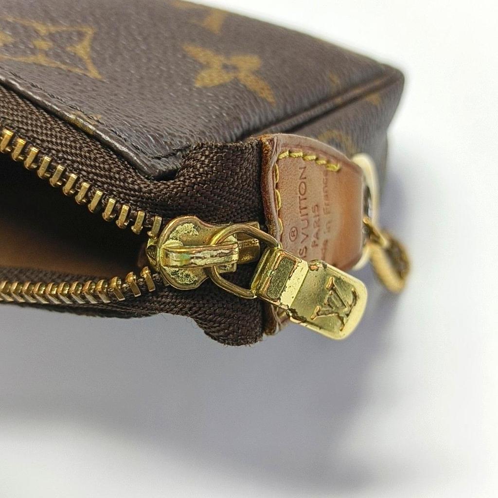 [Pre-Owned] Louis Vuitton Mini Pochette Accessoires 'Brown Monogram Canvas' - Good #YJ0Y4Y