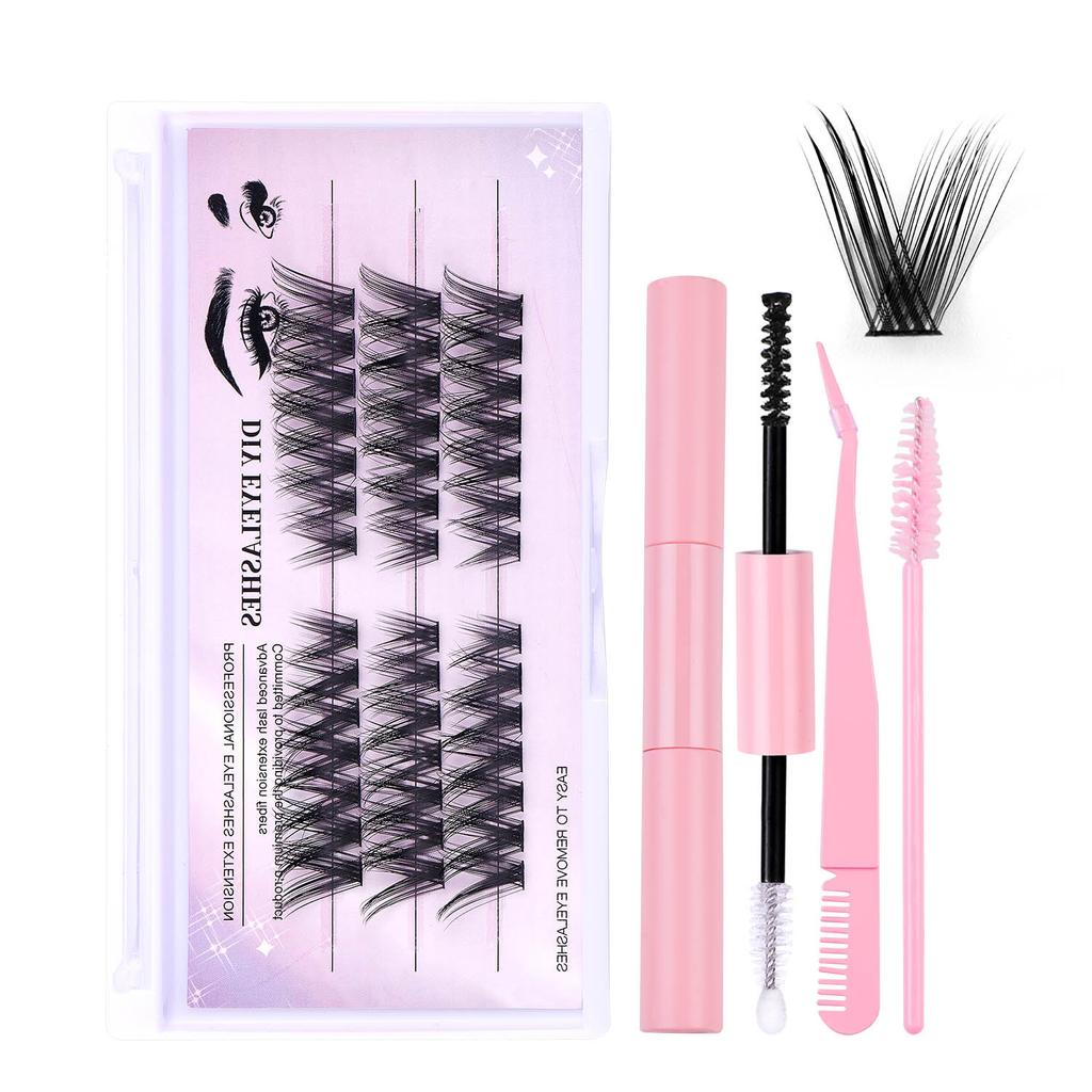 Diy Single Cluster D Curved Hair False Eyelashes Dense Natural Segmented Grafted Eyelashes
