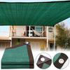 Mesh Sunscreen Net Edge Perforated Sunscreen Insulation Shade Net Outdoor Patio Balcony Garden Shading Net Car Protect Cover
