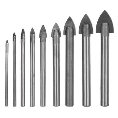 1PC Drill Bit 3/4/5/6/8/10/12/14/16mm Carbide Tip Drill Bit Cut Tool Professional Ceramic/ Tile /Marble/ Mirror Glass