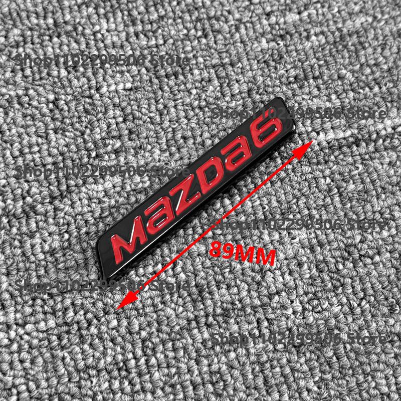 ABS Car Sticker MS Mazda Speed Emblem Decal Sticker Logo for Mazda 3 Mazda 6 Axela Atenza Emblem Auto Modified Body Badge h1