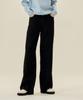 Mind Bridge Woman [W] Wide Black Washed Denim Pants