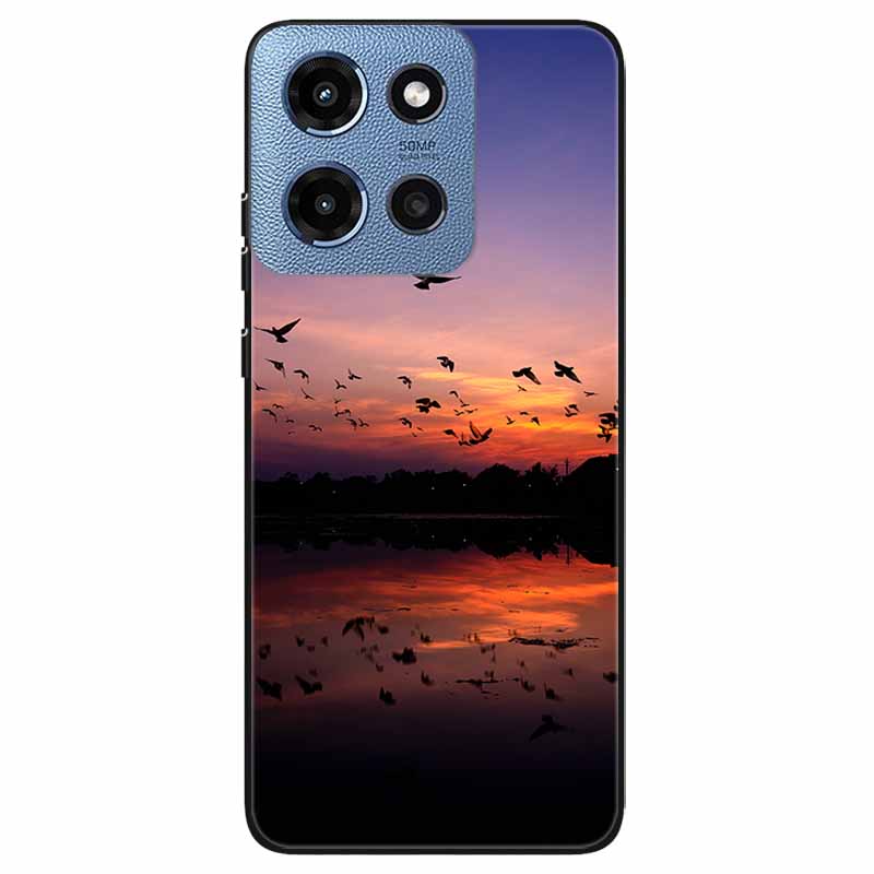 Phone Cases for Moto G 2025 5G Case Flowers Printing Silicone TPU Soft Covers for Motorola Moto G 2025 Back Shell For Moto G 5G