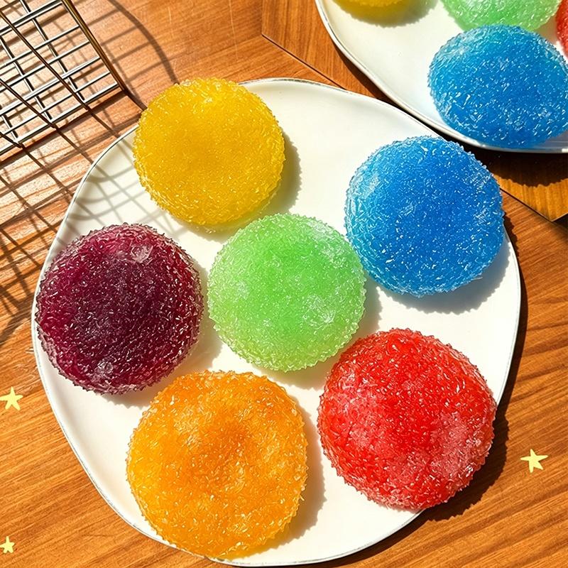 1Pcs Relief Anxiety Relief Gift Colorful Ice Slush Squeeze Ball With Crinkle Sound Diy Moldable Stress Ball Stress