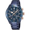 Montre Homme FESTINA CERAMIC - Acier Bleu - Quartz - Verre saphir - Analogique - Ronde