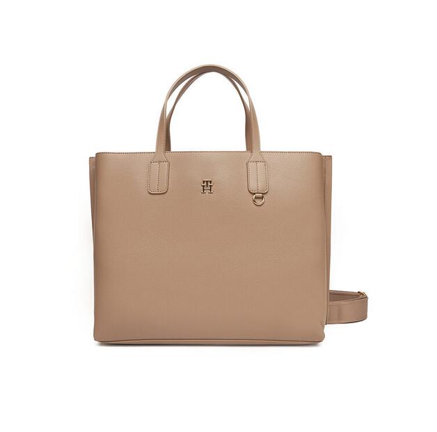 Bag Tommy Hilfiger Tommy Hilfiger Th Distinct Satchel AW0AW17463 Beige