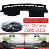 Anti-Slip Mat Dashboard Cover Pad Sunshade Dashmat Carpet Car Accessories 2007 2011 2012 for Skoda Octavia 2 A5 MK2 1Z 2005~2013