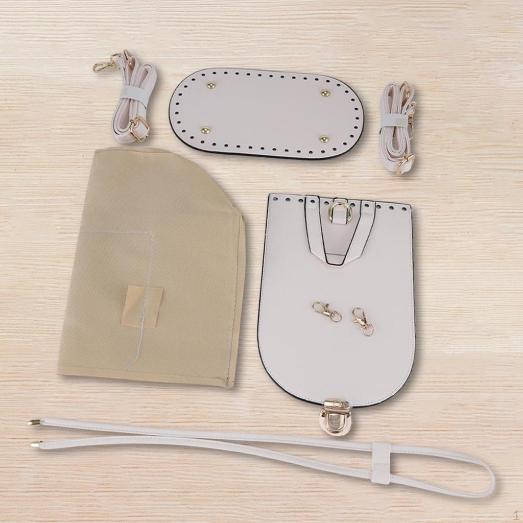 PU Leather Bag Making Kit DIY Crochet Set for Shoulder