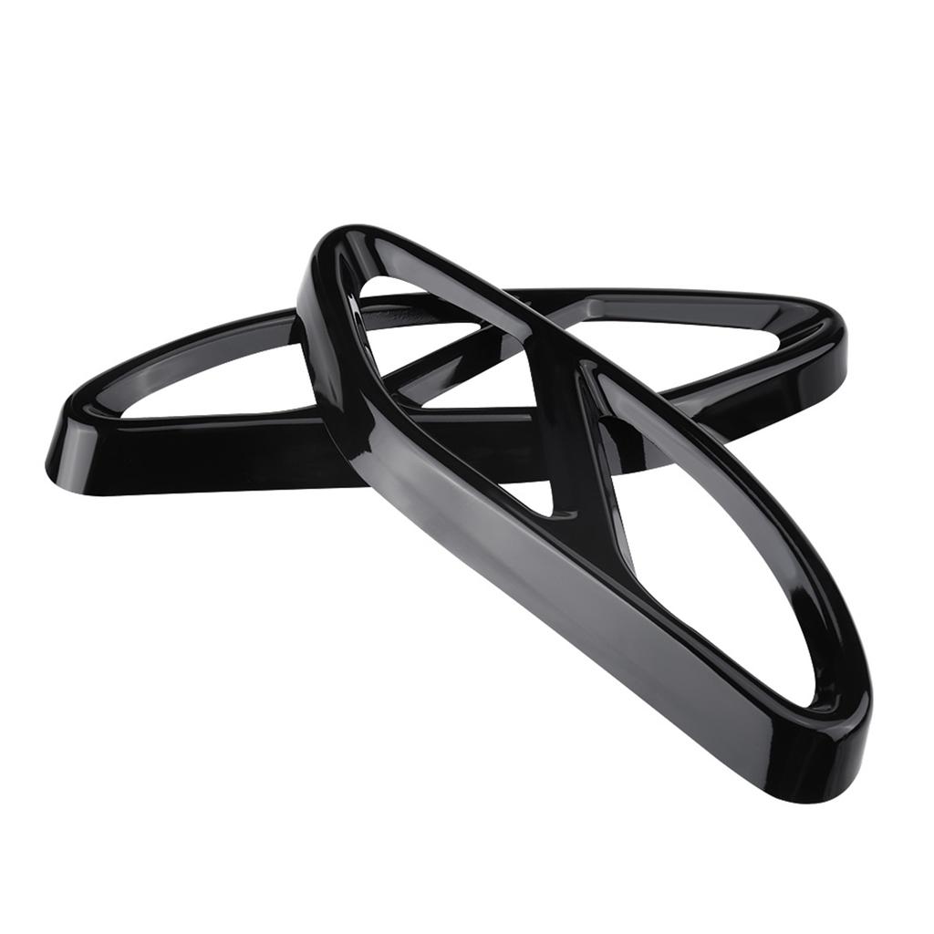 1 Pár Krytů koncovek výfuku Černý pro Mercedes Benz GLC C E třídy C207 Kupé 1417