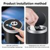 Car Storage Trash Can Cup Holder Press Type ABS Garbage Bin For BMW Performance X1 M3 M6 F01 F02 E34 E36 E60 F10 F20 X6 xq4