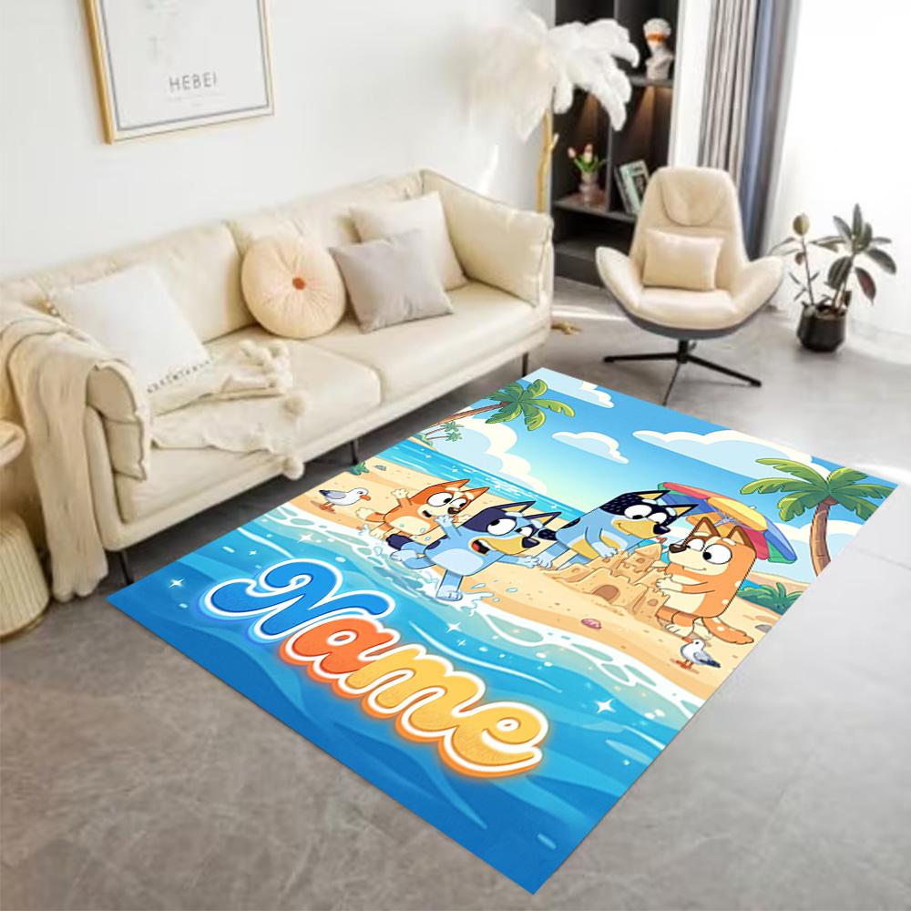 Halloween Trick Treat Customize Text Floor Mat Perfect for Game Room Outdoor Bedrooms Entryway Anti-slip Rug Office Home Decor