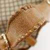 Gucci New Jackie Handbag 246907 Diamante Bamboo Fringe Brown Canvas Women Used