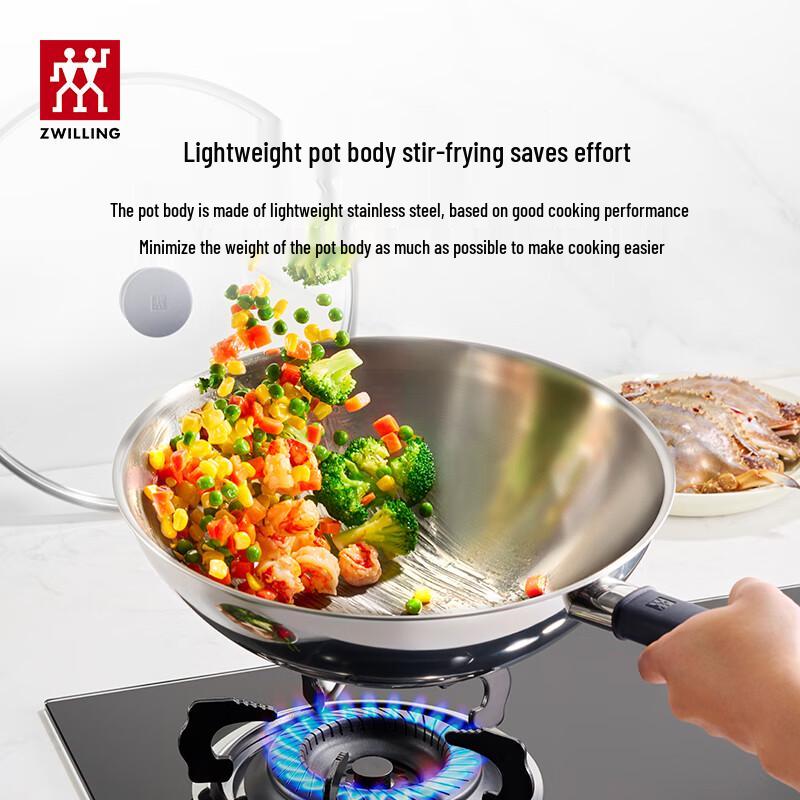 ZWILLING Серия Silver Light Вок из нержавеющей стали 30 см