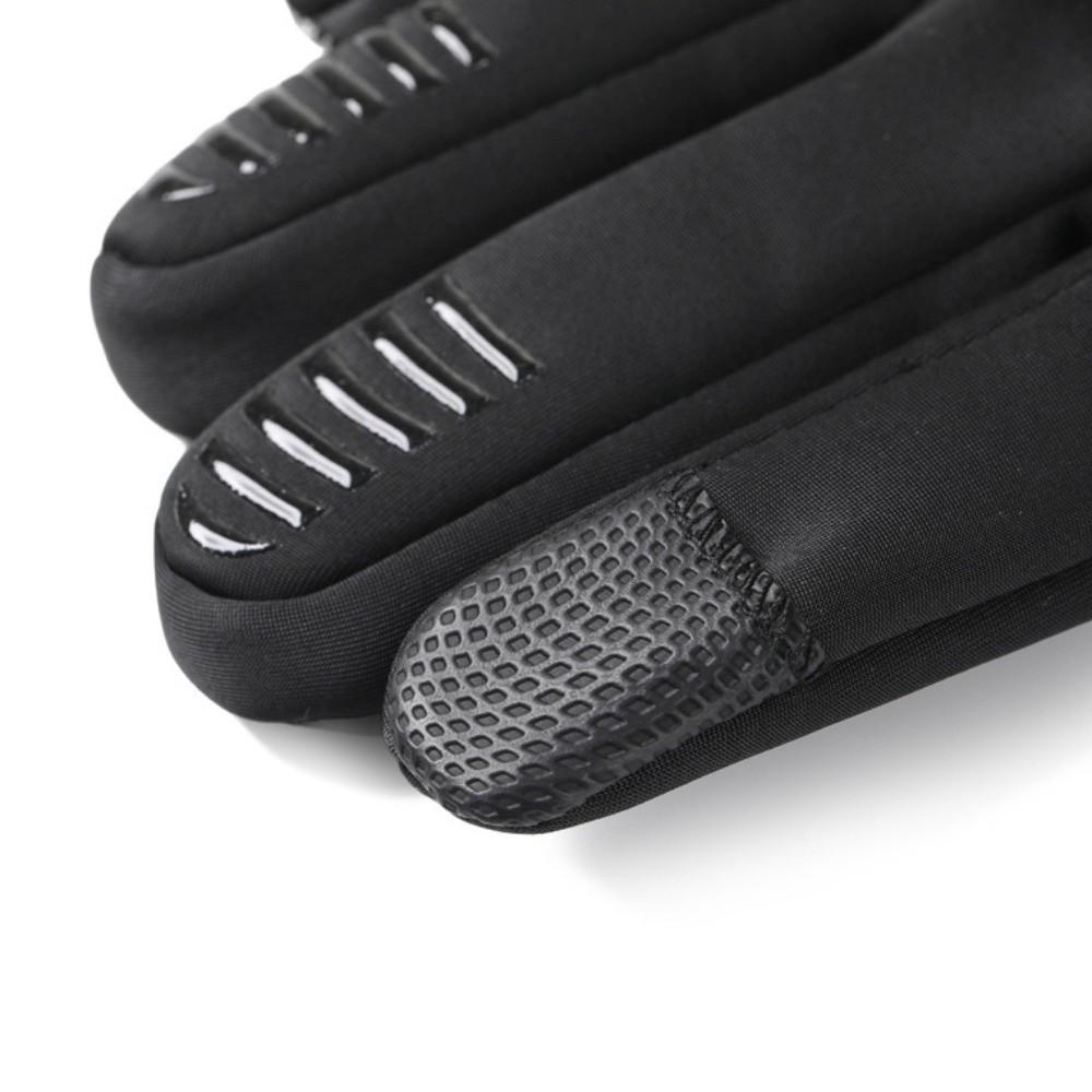 Lock Buckle Winter Cycling Gloves Anti-slip Warm Outdoor Gloves Thick Cycling Gloves  Sports