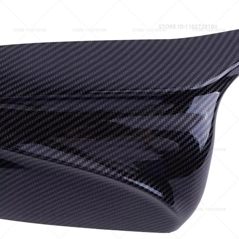 For 2007-2014 BMW X5, X6, Hybrid X6 (E70 E71 E72) Rear View Mirror Cap Cover Carbon Fiber Pattern 51167180725 51167180726