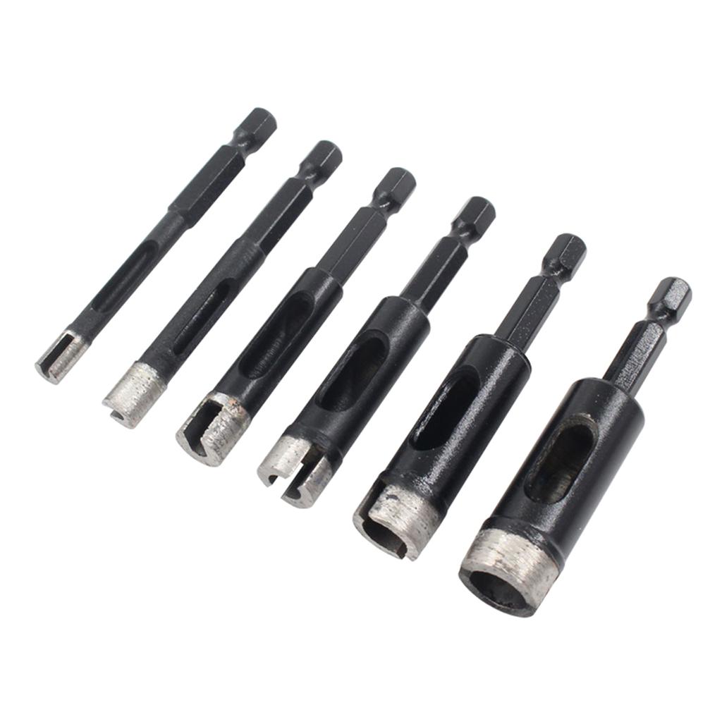 6mm 8mm 10mm 12mm 14mm 16mm Hexagonal Shank Sintered Marble Granite Hole Opener Brazed Diamond Ceramic Tile Drill Bits