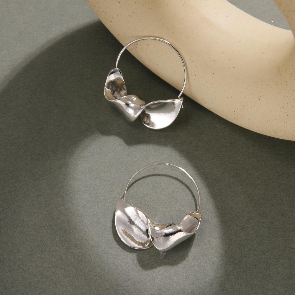 Pendientes colgantes exagerados Retro creativos simples personalidad femenina pendientes geométricos exagerados para niña