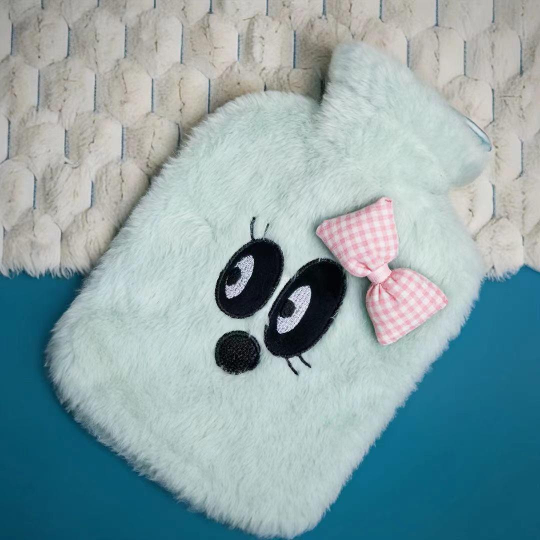Cartoon Explosion-Proof Large Capacity Hot Water Bottle - Plush Winter Hand, Foot & Belly Warmer 1000ML