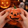 Bright Colors Halloween Shiny Fidget Toy Slow Rebound Pumpkin Shaped Squishy Toy  Anti-stress