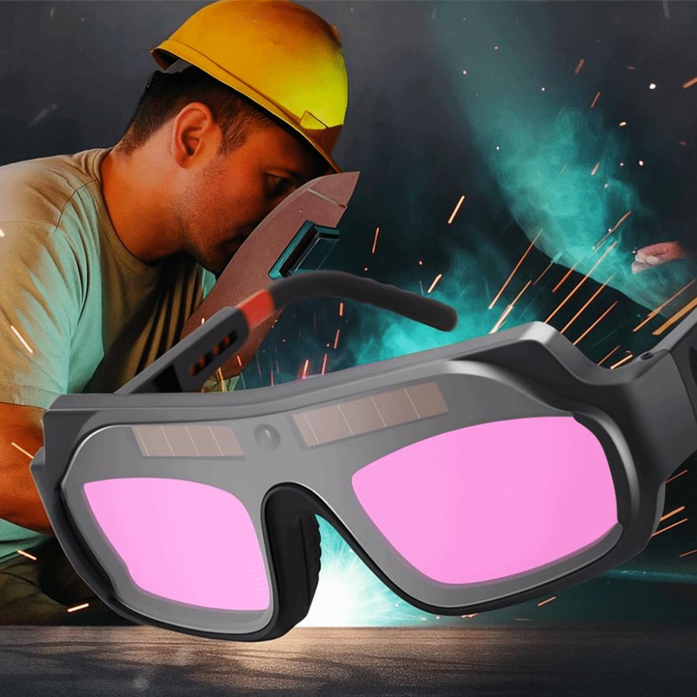 Anti-glare Automatic Dimming Welding Glasses Solar Powered Welder Glasses  Electric Welding