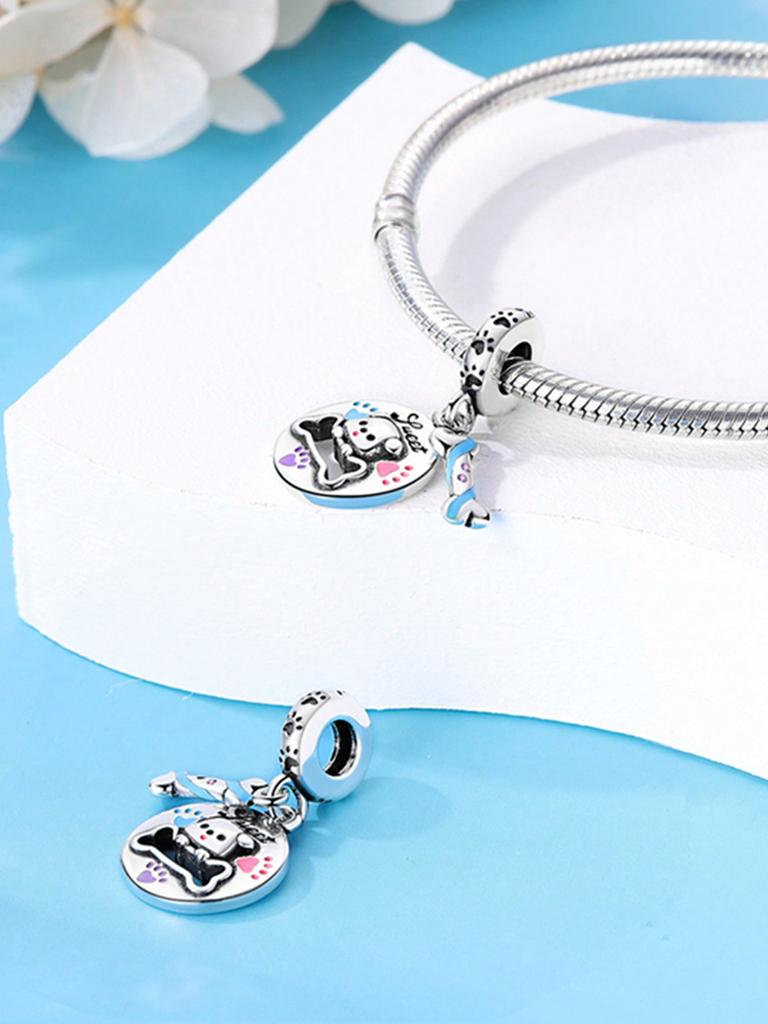 Copper Colors Cute Animals Chameleon Dinosaur Beads Charm Pendant For Original Bracelet For Women Diy Jewelry Love Gift