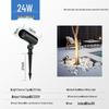 Waterproof Outdoor LED Spotlight for Trees and Gardens - Landscape Lawn Light with Ground Stake, 24V Floodlight
