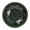 Retro Style Green Pattern Ceramic Bowl Household Tableware Salad Bowl Round Noodle Bowl Restaurant Vegetable Bowl Bowl