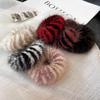 Korean Mink Fur Hair Tie: Cute & Plush High-End Hair Accessory for Women
