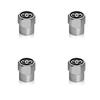 4Pcs Car Wheel Tire Metal Vae Cover Defender Decorative For Toyota Corolla CHR Hilux Land Cruiser Prius Supra Rav4 Prado Camry