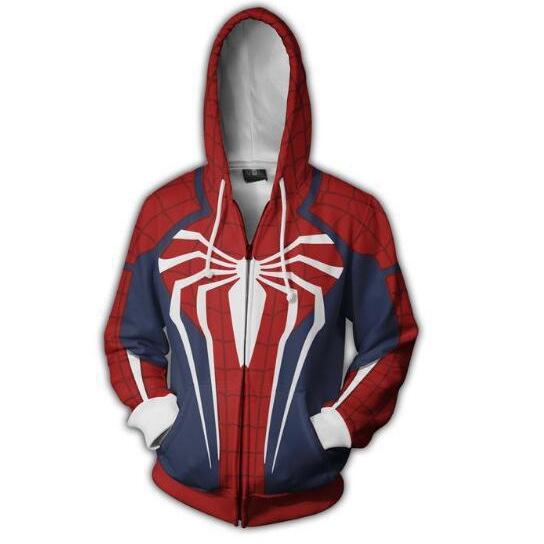 3D Digital Print Zip-Up Hoodie Anime Cosplay Sweatshirt Painful Clothes Unisex