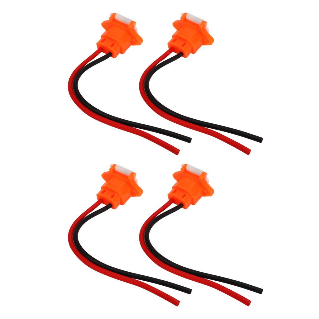 4 Stück Batterieladeschnittstelle 3-poliges Ladekabel Linie Kunststoff mit Abdeckung für Elektroauto