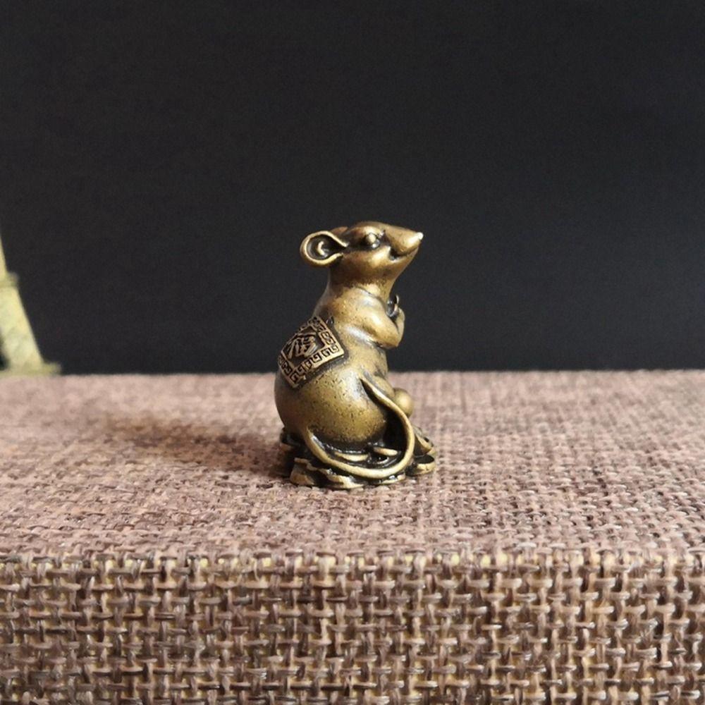 Mouse Love Corn Rat Miniatures Chinese Mouse Love Corn Ornaments Zodiac Mouse Figurines Home