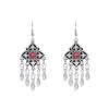 Retro Earrings Women's Ethnic Style Fringed Earrings Xinjiang Ancient Style Earrings Festival Scenic Accessories