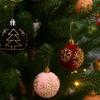 6CM Christmas Ball Ornaments Luxury Christmas Tree Decoration  Party Decoration