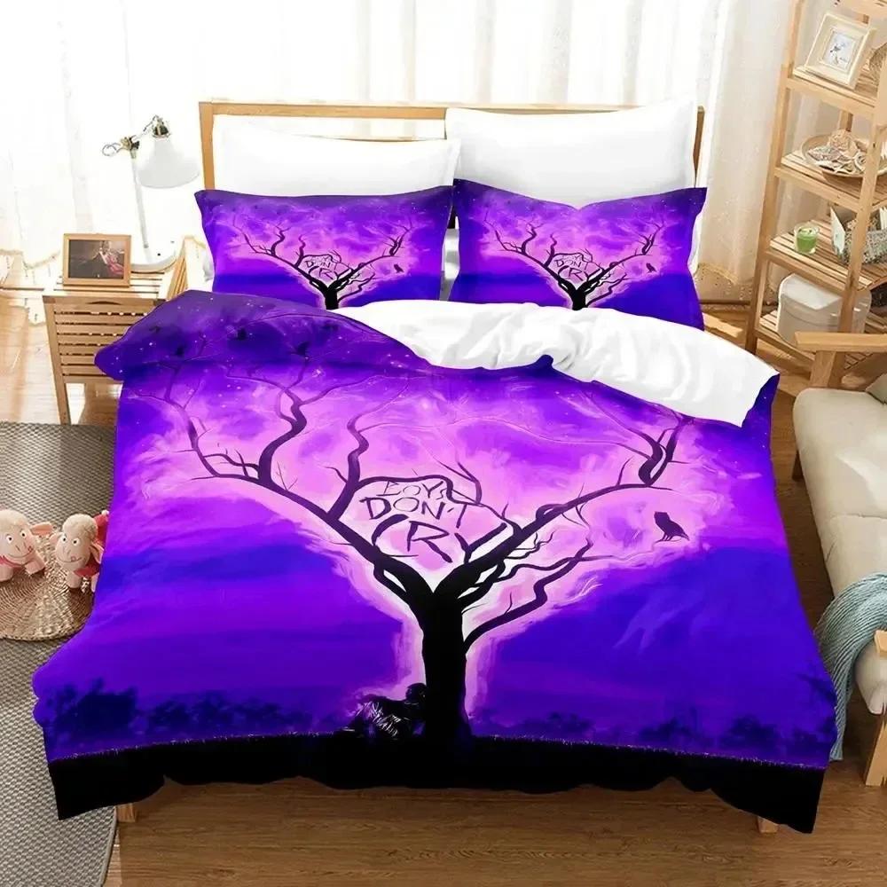 New 3D Print Rapper Rod Wave Comfortable Duvet Quilt Cover Pillowcase Bedding Set Children Bedroom Decoration Home Textile
