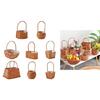 Handwoven Floral Basket Rattan Storage Basket for Picnics and Outdoor Activities